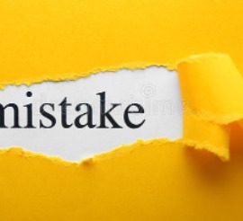 Three ideas to manage mistakes